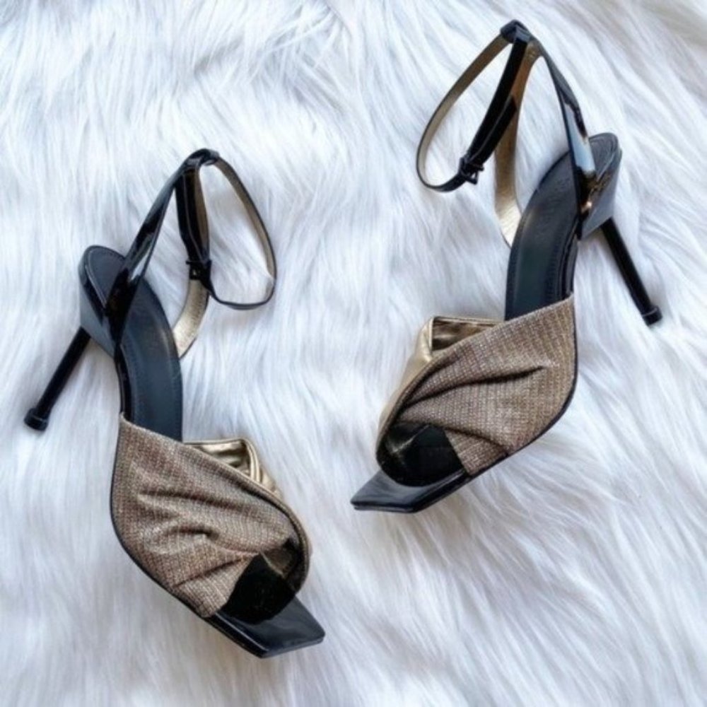 Mercedes Castillo Nelina Mettalic Mesh Sandal Heel